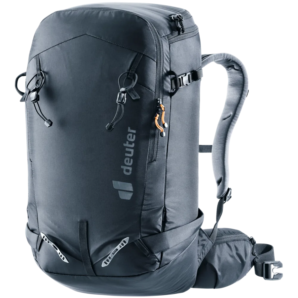 Deuter Freerider Pro 30+10 SL – Sac à Dos Ski Femme, 1000g, Dos LiteSnow, Extension Volume, Porte-skis