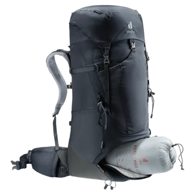 Mochila Aircontact Lite 50 + 10 black-graphite DEUTER - Imagen 7