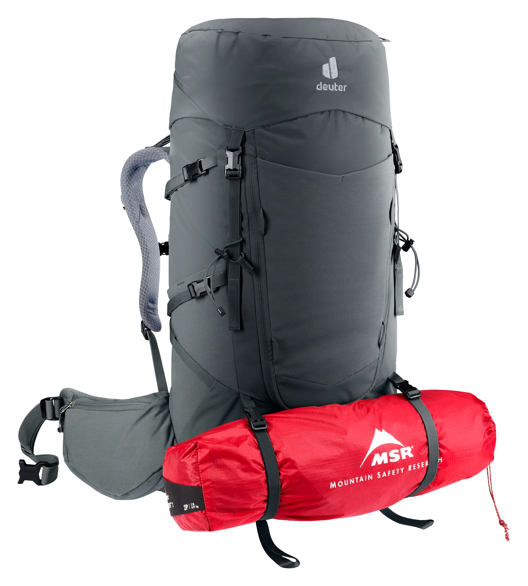 Mochila Aircontact Core 45 + 10 SL graphite DEUTER - Imagen 5