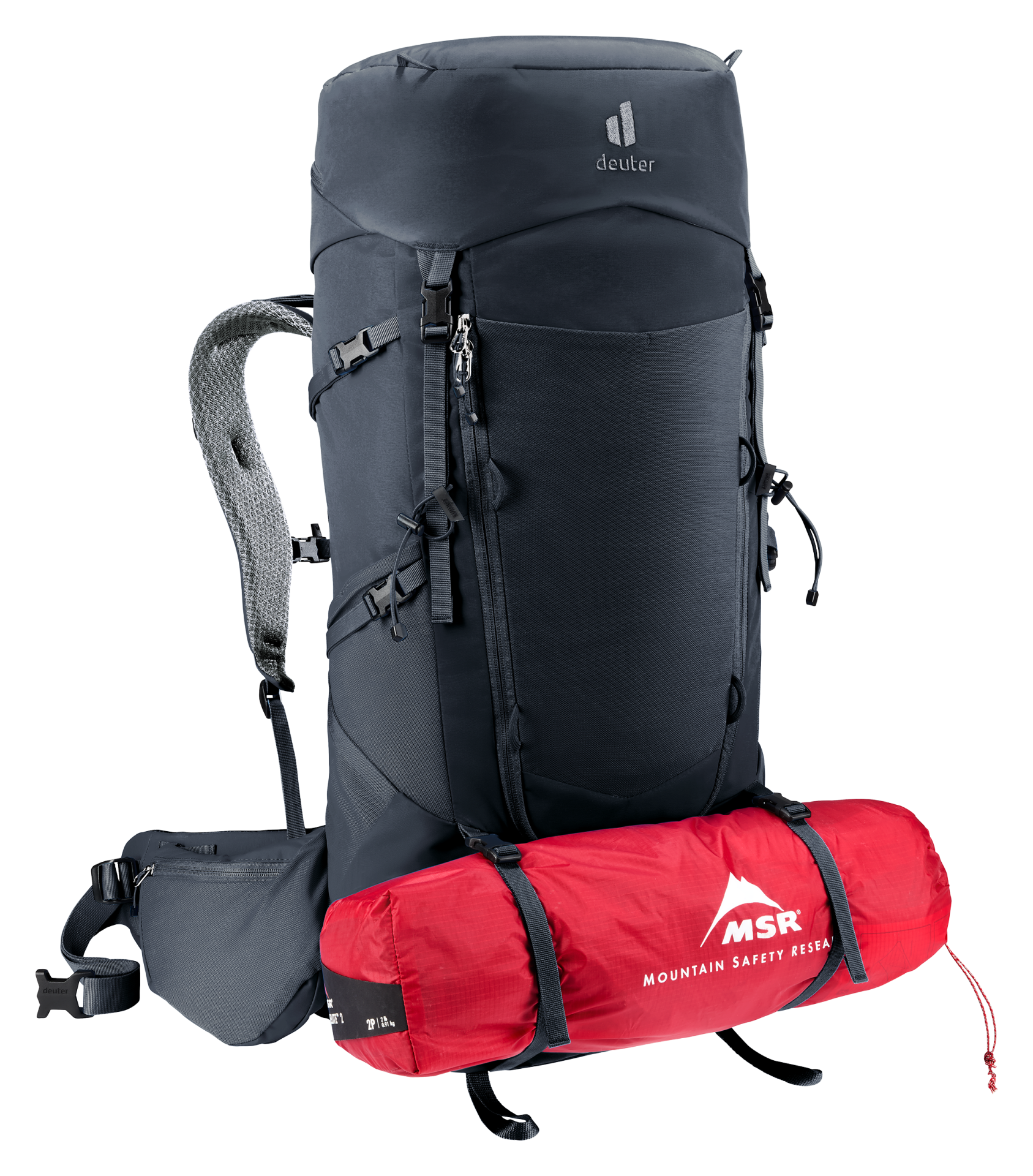 Mochila Aircontact Core 50 + 10 black DEUTER - Imagen 7