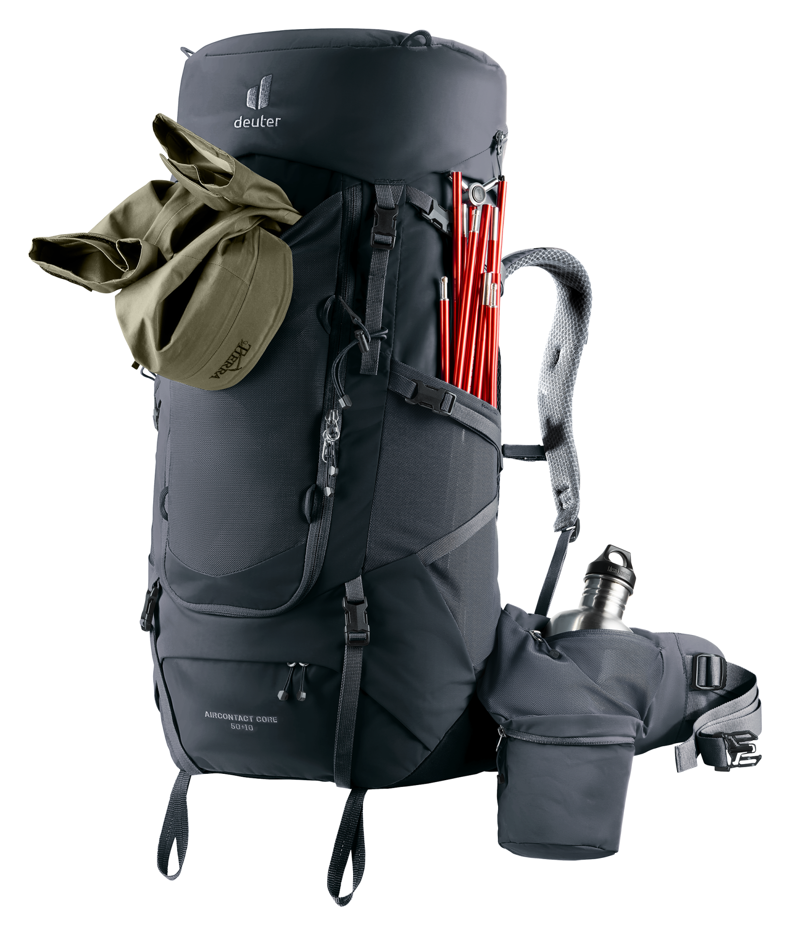 Mochila Aircontact Core 50 + 10 black DEUTER - Imagen 8
