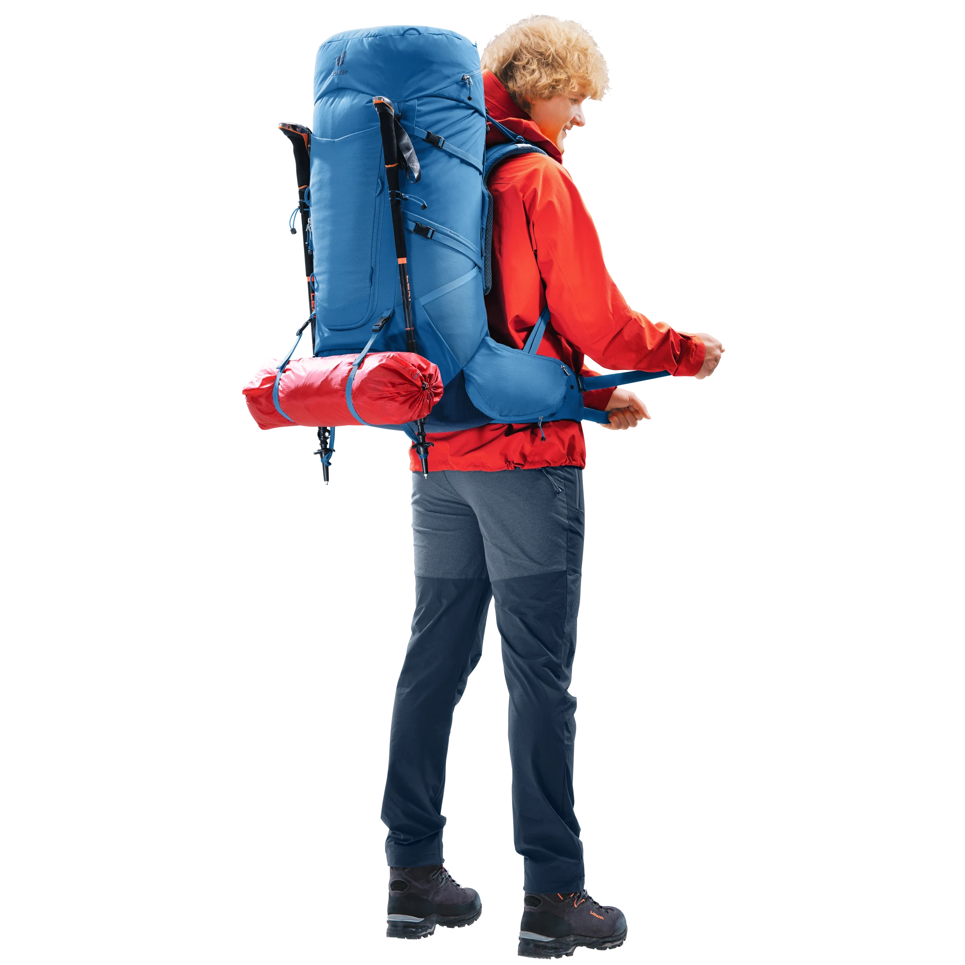 Mochila Aircontact Core 60 + 10 baltic-nightblue DEUTER - Imagen 7
