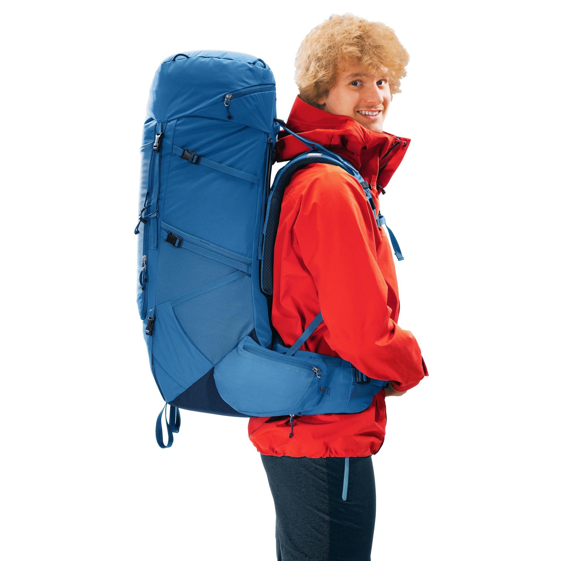 Mochila Aircontact Core 60 + 10 baltic-nightblue DEUTER - Imagen 11