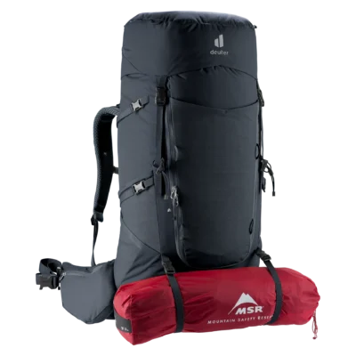 Mochila Aircontact Core 60 + 10 black DEUTER - Imagen 8