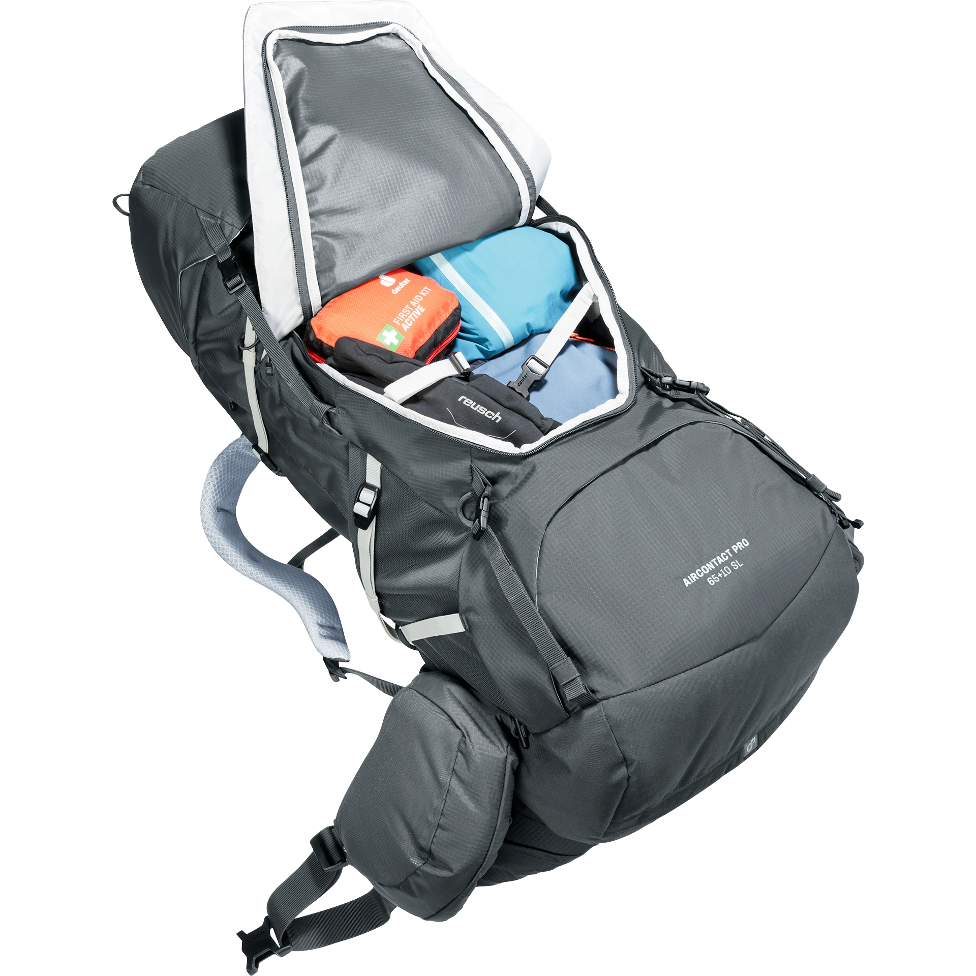 Mochila Aircontact PRO 65 + 10 SL graphite DEUTER - Imagen 9