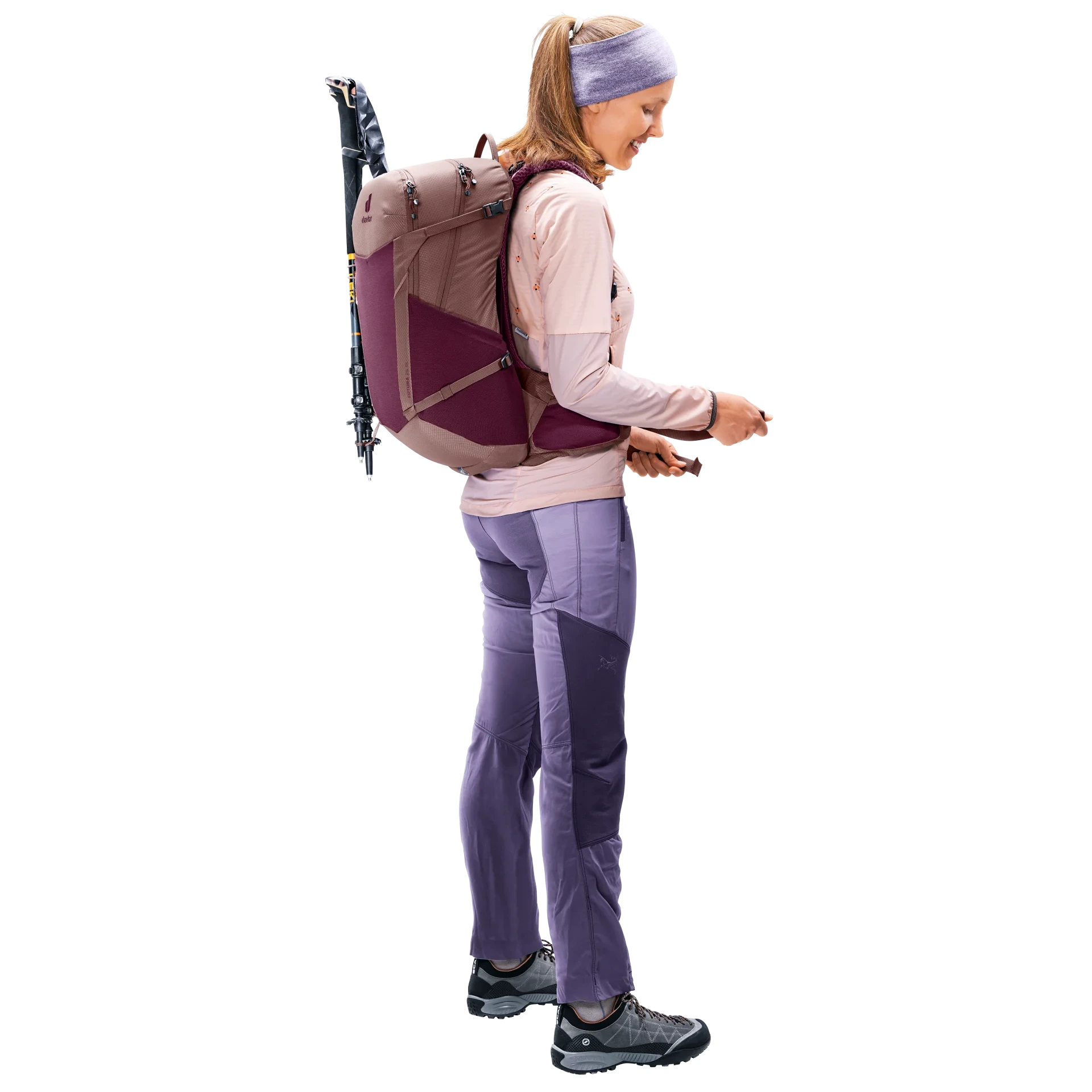 Mochila Futura 25 SL cassis-ashrose DEUTER - Imagen 3