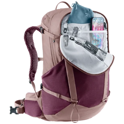 Mochila Futura 25 SL cassis-ashrose DEUTER - Imagen 10