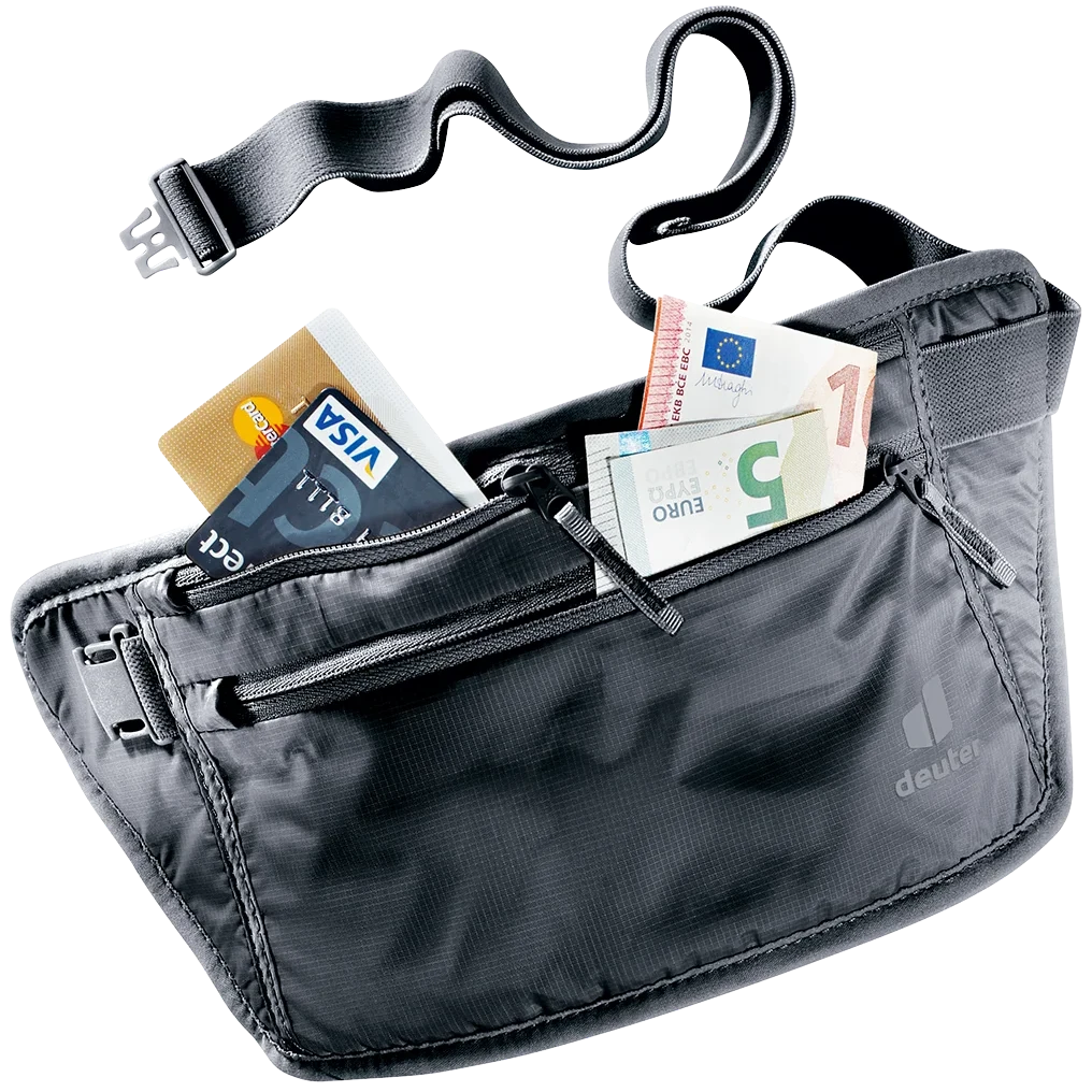 Porta documentos Security Money Belt II black DEUTER - Imagen 2
